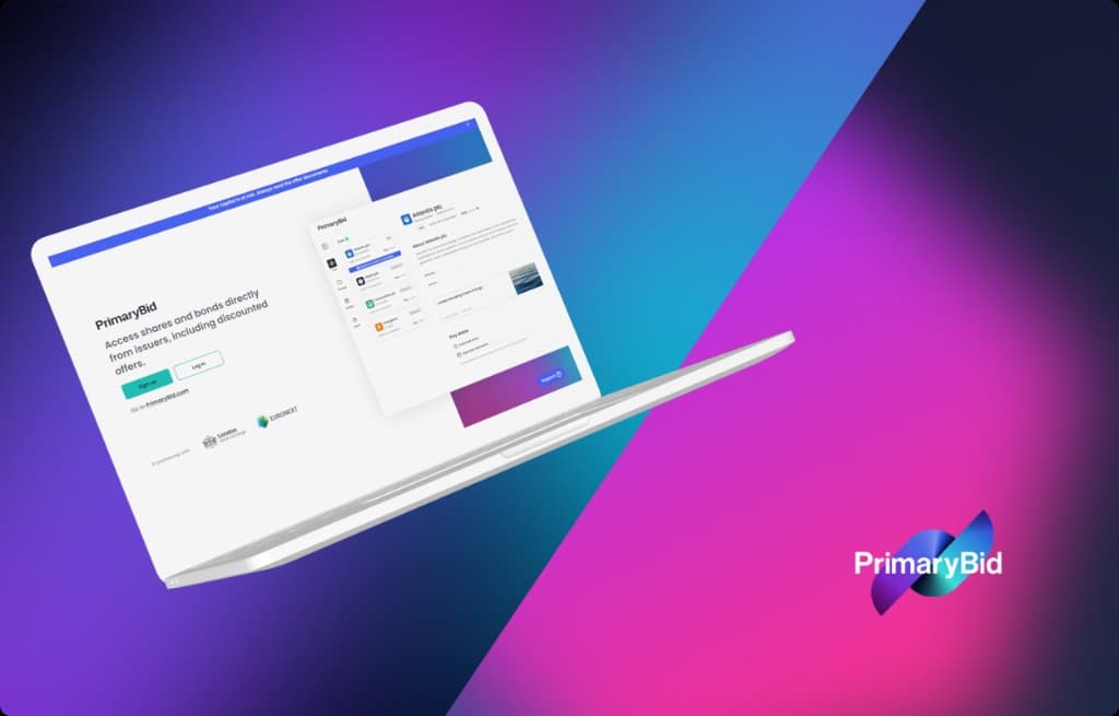 Transactional website and IPO project preview