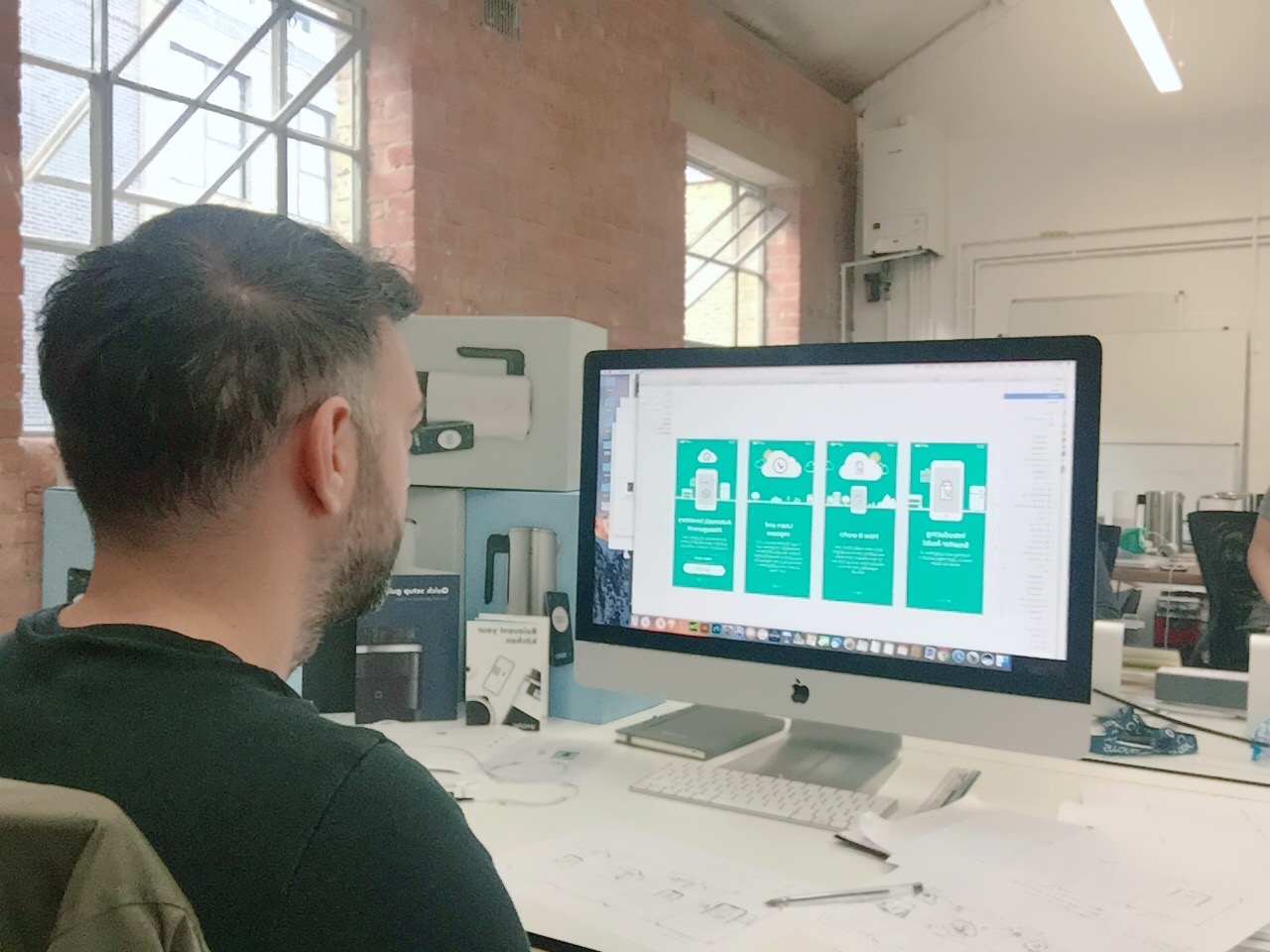 Designing the Smarter app alongside physical kitchen products.