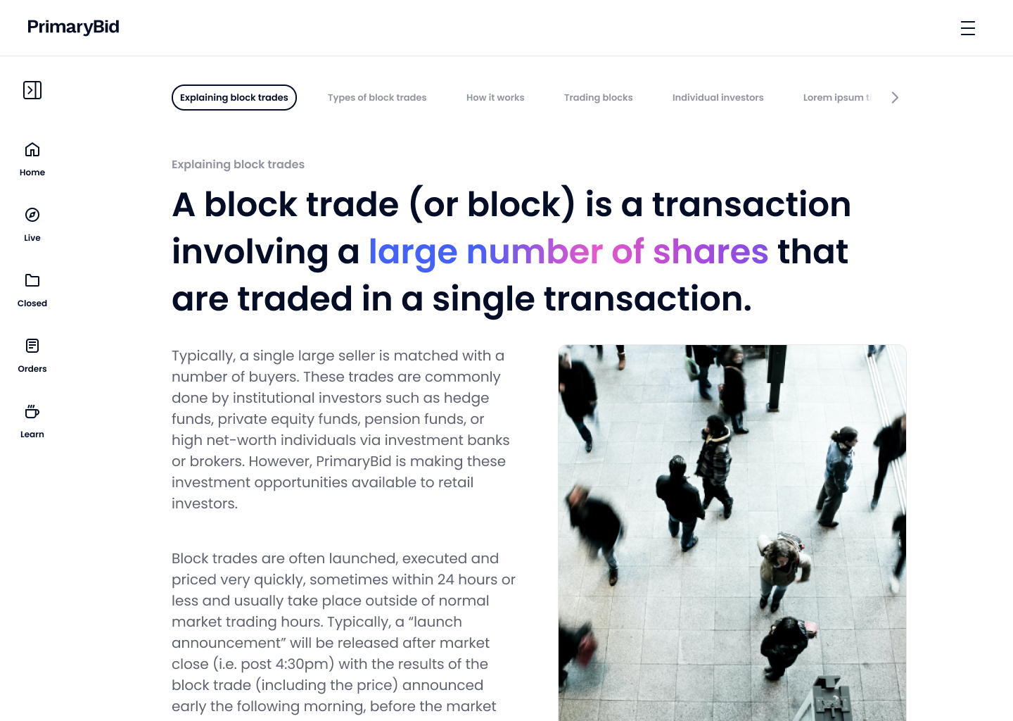 Modular T-Web Learn article layout with supporting imagery and structured content blocks.